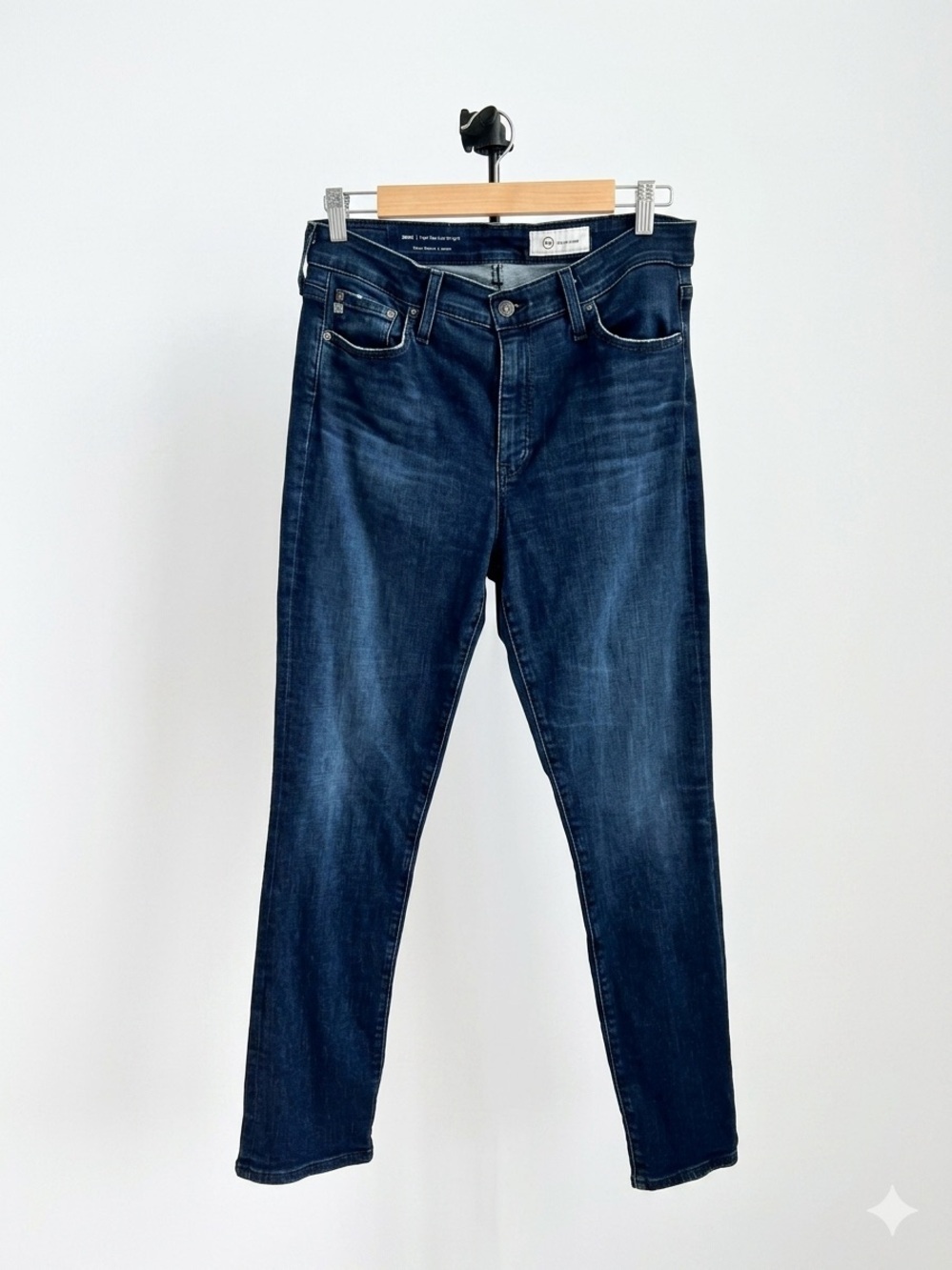 AG Adriano Goldschmied The Farrah Skinny High Rise Dark Wash Jeans Size 30